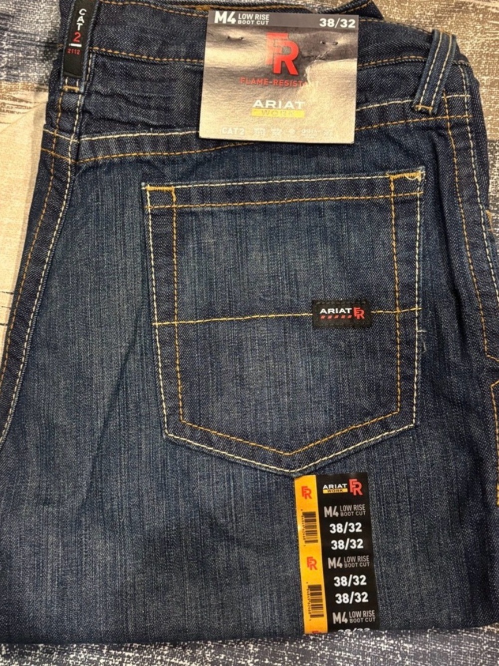 Ariat FR Men's bootcut Dark
Blue Jeans
